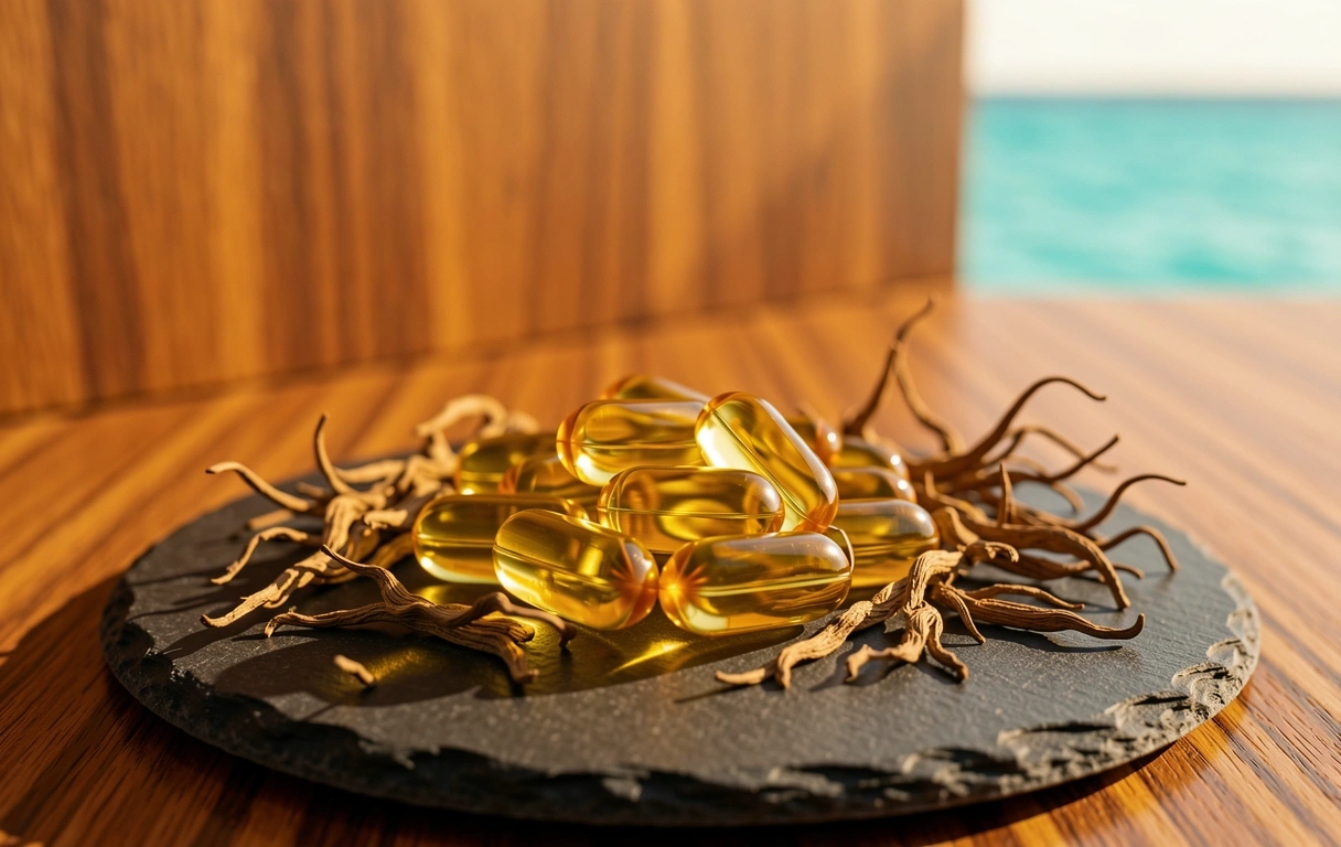 Detailaufnahme von hochwertigen Rohstoffen